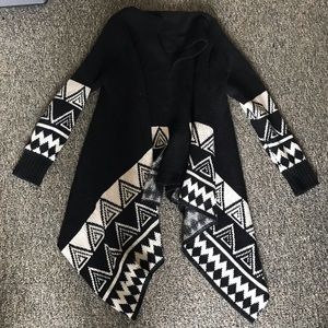 Oversized Aztec Cardigan